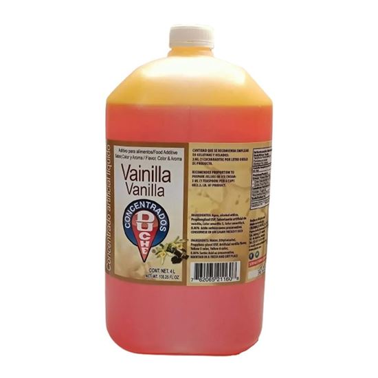 Imagen de Concentrado artificial líquido sabor, color y aroma a vainilla Duché 4L