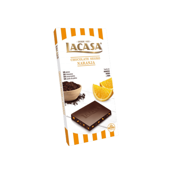 Imagen de Chocolate negro con naranja La Casa 100g
