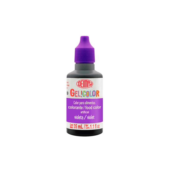 Imagen de Colorante artificial en gel violeta Deiman Gelicolor 35ml