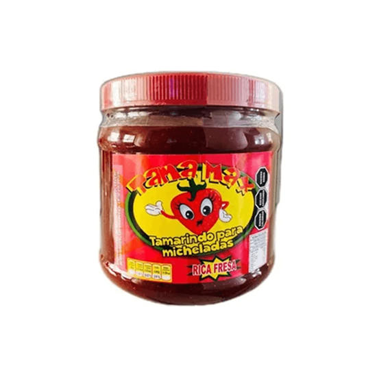 Imagen de Escarchado para micheladas sabor tamarindo enchilado con fresa Rica Fresa Tama Max 1kg