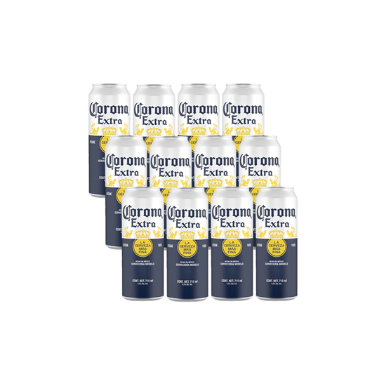 Imagen de Cerveza Corona Extra latón 12 pack de 710ml c/u
