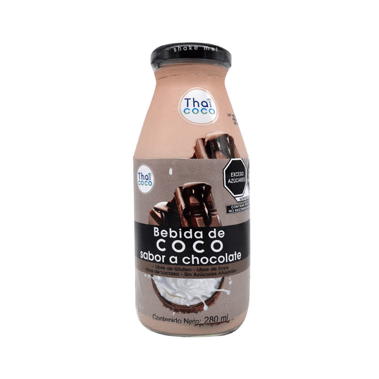 Imagen de Bebida de coco sabor a chocolate Thai Coco 280ml