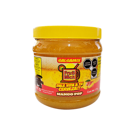 Imagen de Escarchado para micheladas salsa dulce sabor Mango Pop Salsa Mix Fruti Mich 1.1kg