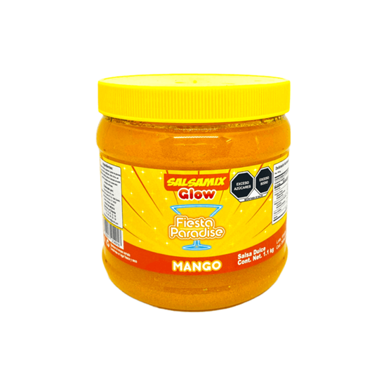 Imagen de Escarchado para micheladas sabor mango Salsa Mix Glow Fiesta Paradise 1.1kg