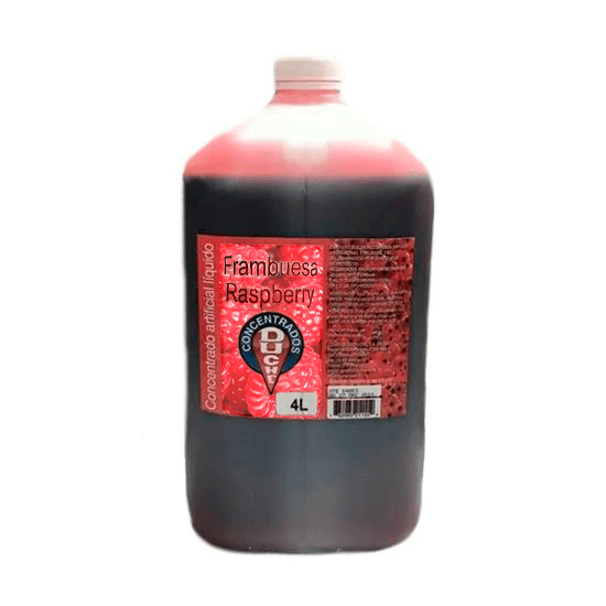 Imagen de Concentrado artificial líquido sabor, color y aroma a frambuesa Duché 4L