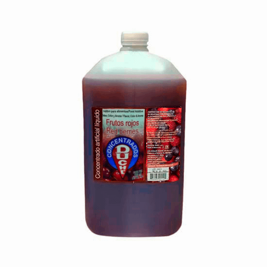 Imagen de Concentrado artificial líquido sabor, color y aroma a frutos rojos Duché 4L