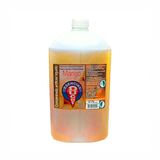 Imagen de Concentrado artificial líquido sabor, color y aroma a mango Duché 4L