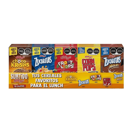 Imagen de Cereal surtido Kellogg's 10 cajitas (315g)