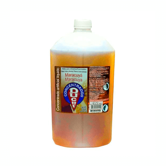 Imagen de Concentrado artificial líquido sabor, color y aroma a maracuyá Duché 4L