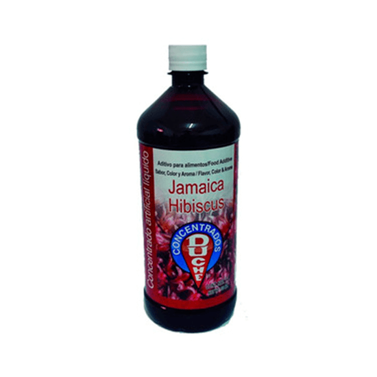 Imagen de Concentrado artificial líquido sabor, color y aroma a jamaica Duché 1L