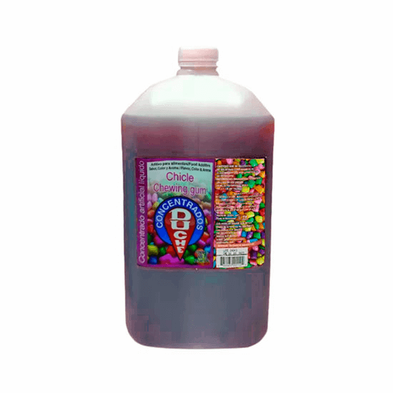 Imagen de Concentrado artificial líquido sabor, color y aroma a chicle Duché 4L