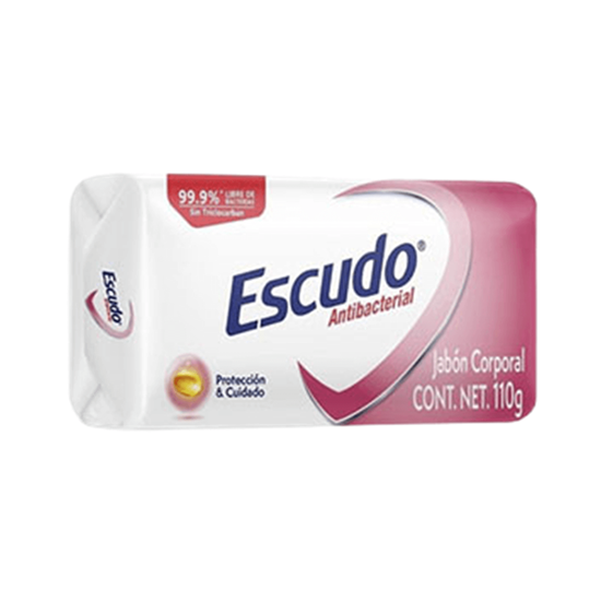 Imagen de Jabón corporal Escudo antibacterial rosa 110g