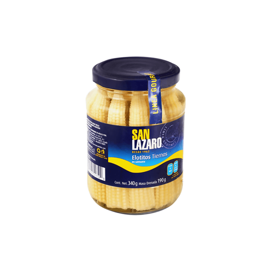 Imagen de Elotitos tiernos en salmuera San Lázaro 340g