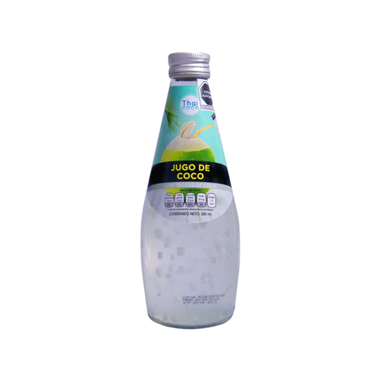 Imagen de Jugo de coco con trozos de coco Thai Coco 300ml