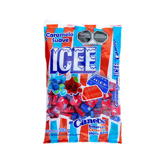 Imagen de Caramelo suave sabores cereza y mora azul ICEE by Canel's 390g
