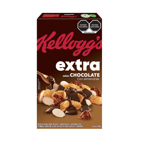Imagen de Cereal Kellogg's Extra sabor chocolate con almendras 490g
