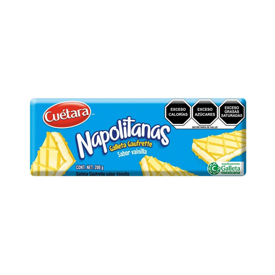 Imagen de Galleta gaufrette sabor vainilla Cuétara Napolitanas 200g
