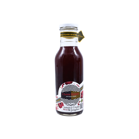 Imagen de Néctar artesanal de jamaica criolla y jengibre I Love Myself Artisa Food 355ml