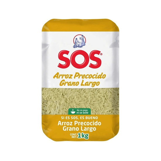 Imagen de Arroz precocido grano largo SOS 1kg