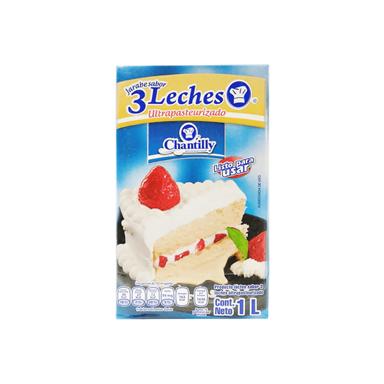 Imagen de Jarabe sabor tres leches ultrapasteurizado Chantilly 1L
