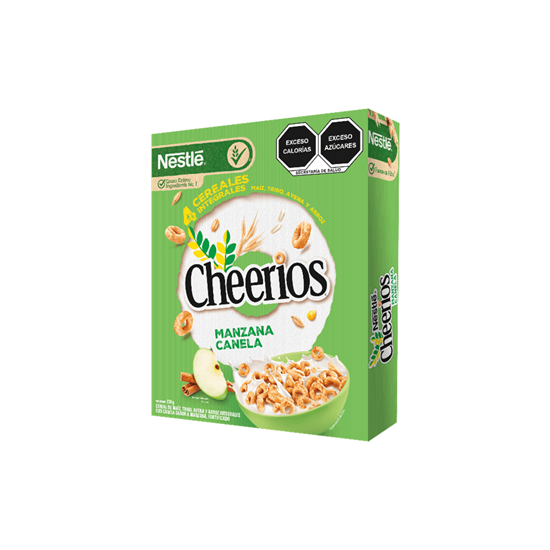 Imagen de Cereal de maíz, trigo, avena y arroz sabor manzana-canela Nestlé Cheerios 230g