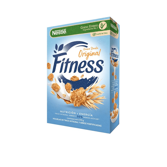 Imagen de Hojuelas de trigo integral y arroz fortificadas Nestlé Fitness 570g