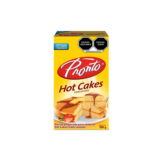 Imagen de Harina preparada para elaborar Hot Cakes tradicionales Pronto 500g