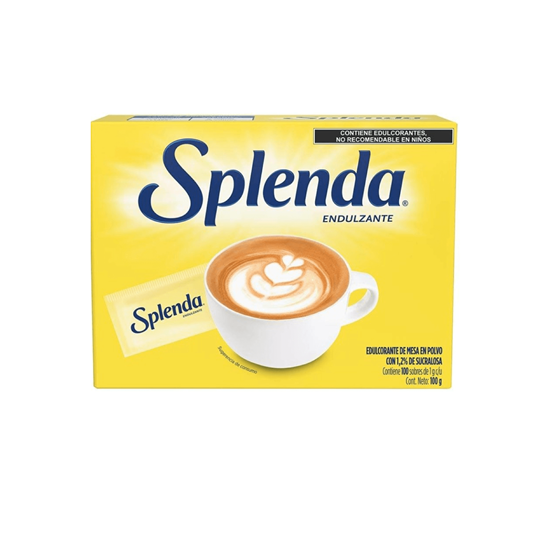 Imagen de Endulzante de mesa en polvo Splenda 100 sobres de 1g c/u