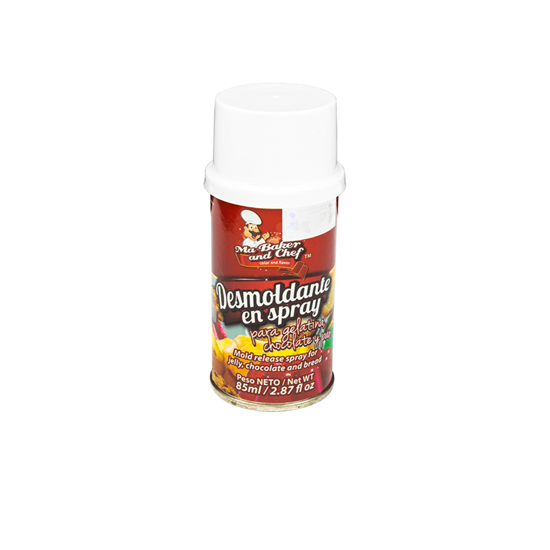 Imagen de Desmoldante en spray para gelatinas, chocolate y pan Ma Baker and chef 85ml