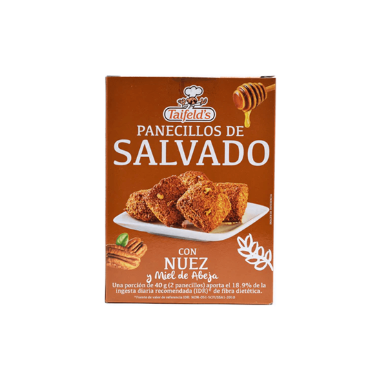 Imagen de Panecillos de salvado con nuez y miel de abeja Taifeld's 190g