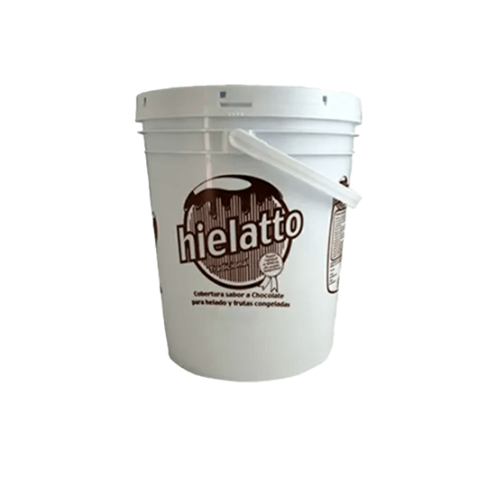 Imagen de Cobertura sabor chocolate para helado y frutas congeladas Hielatto Tradicional 5kg