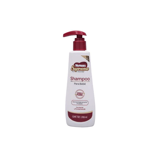 Imagen de Shampoo para bebé Huggies Supreme 200ml