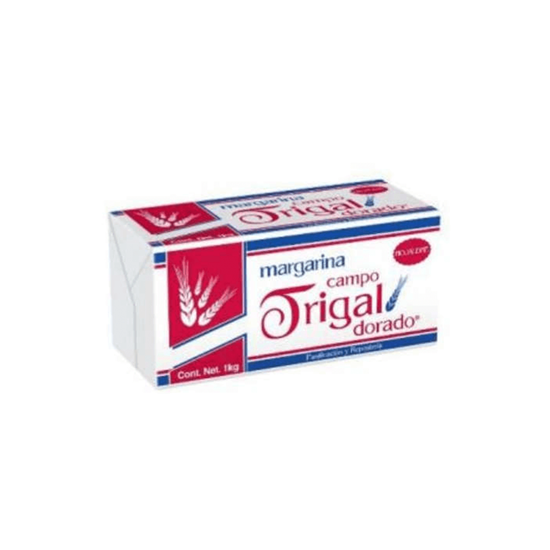 Imagen de Margarina reducida en grasa Campo Trigal Dorado (hojaldre) 1kg