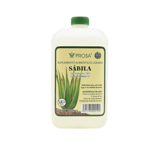 Imagen de Suplemento alimenticio líquido de sábila (aloe barbadensis) con vitamina C Prosa 1L