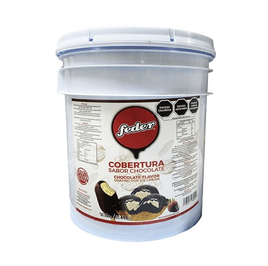 Imagen de Cobertura sabor chocolate para helado Feder 19kg