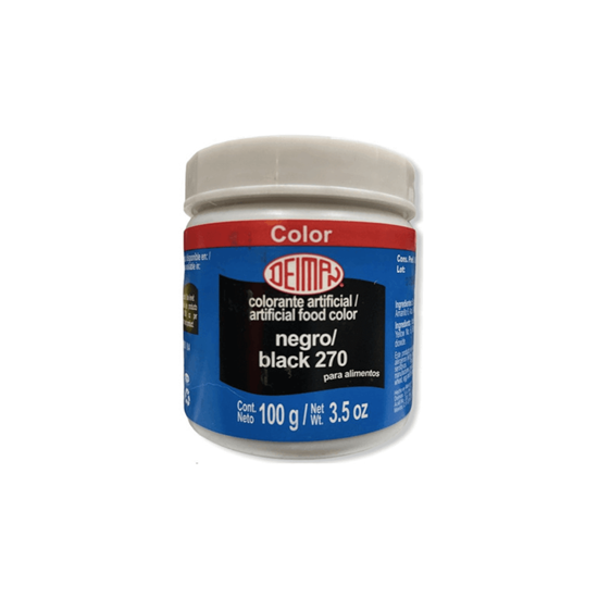 Imagen de Colorante artificial para alimentos color negro Deiman 100g