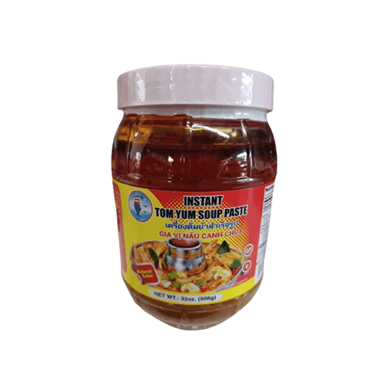 Imagen de Pasta base para sopa tailandesa tradicional Tom Yum Gia Vi Nau Canh Chua 908g