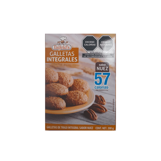 Imagen de Galletas de trigo integral sabor nuez Taifeld's 200g