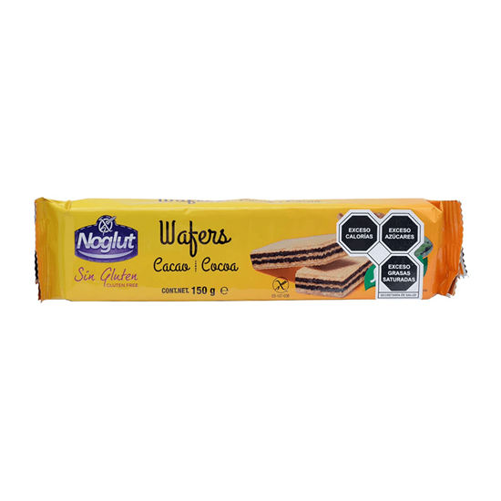 Imagen de Galletas wafers rellenas de cacao sin gluten Santiveri Noglut 150g