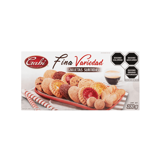 Imagen de Galletas surtidas Gabi Fina Variedad 200g