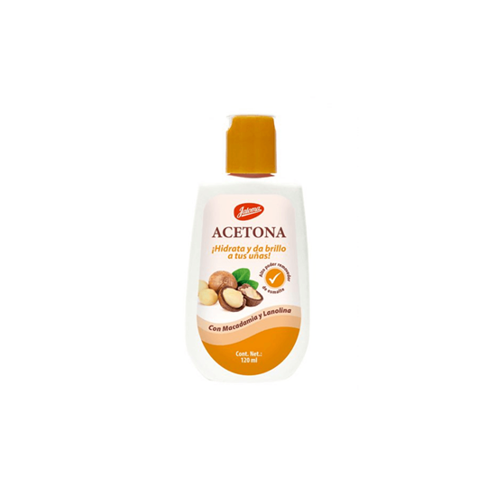 Imagen de Acetona con macadamia y lanolina removedor de esmalte Jaloma 120ml