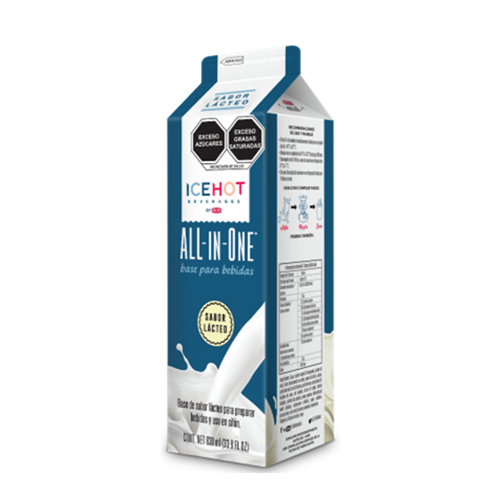 Imagen de Base sabor lácteo para preparar bebidas ICEHOT Beverages by Rich's All-In-One 830ml