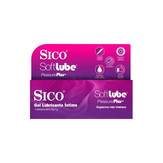 Imagen de Gel lubricante personal Sico Soft Lube Pleasure Plus 56.7g