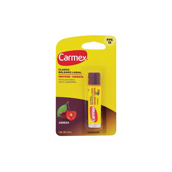 Imagen de Bálsamo labial sabor cereza Carmex Classic FPS15 4.25g