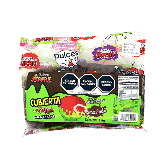 Imagen de Cubierta de pulpa de tamarindo natural y chile para manzana Dulces Micho 1kg