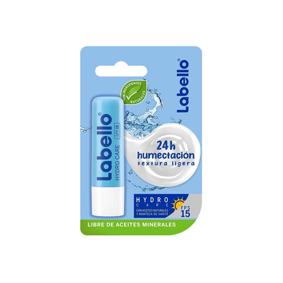 Imagen de Humectante labial neutro Labello Hydro Care FPS15 4.8g