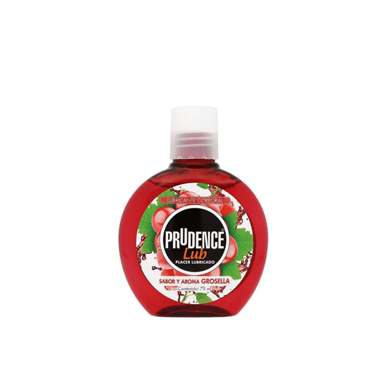 Imagen de Lubricante corporal sabor y aroma grosella Prudence Lub 75ml