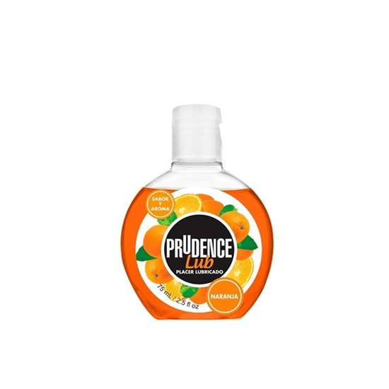 Imagen de Lubricante corporal sabor y aroma naranja Prudence Lub 75ml