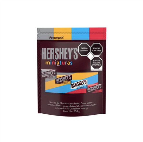 Imagen de Chocolates surtidos Hershey's miniaturas 850g