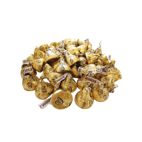 Imagen de Chocolate con almendra Hershey's Kisses a granel